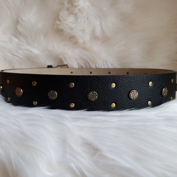 BCBGeneration NWT Studded Black Belt - Picture 2 of 6